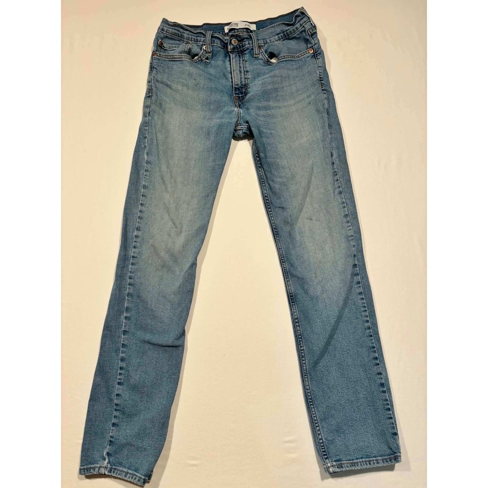 Signature by Levi Strauss & Co‎ Mens S37 Slim Fit Light Wash Blue Jeans 32x32